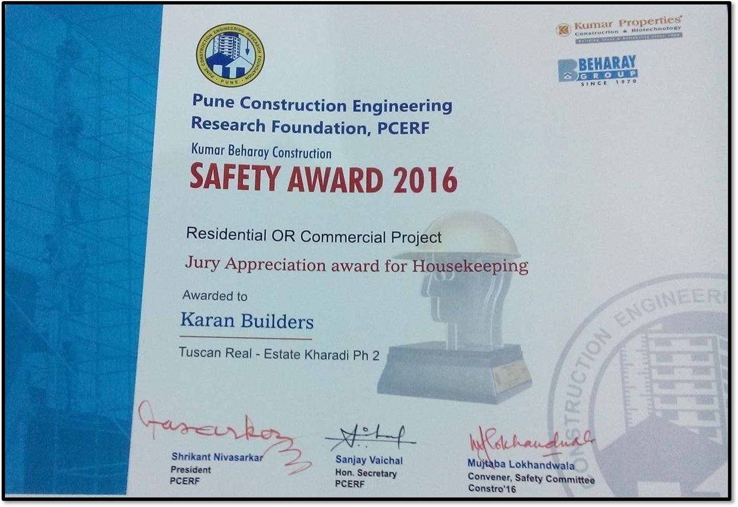 Safety Award 2016